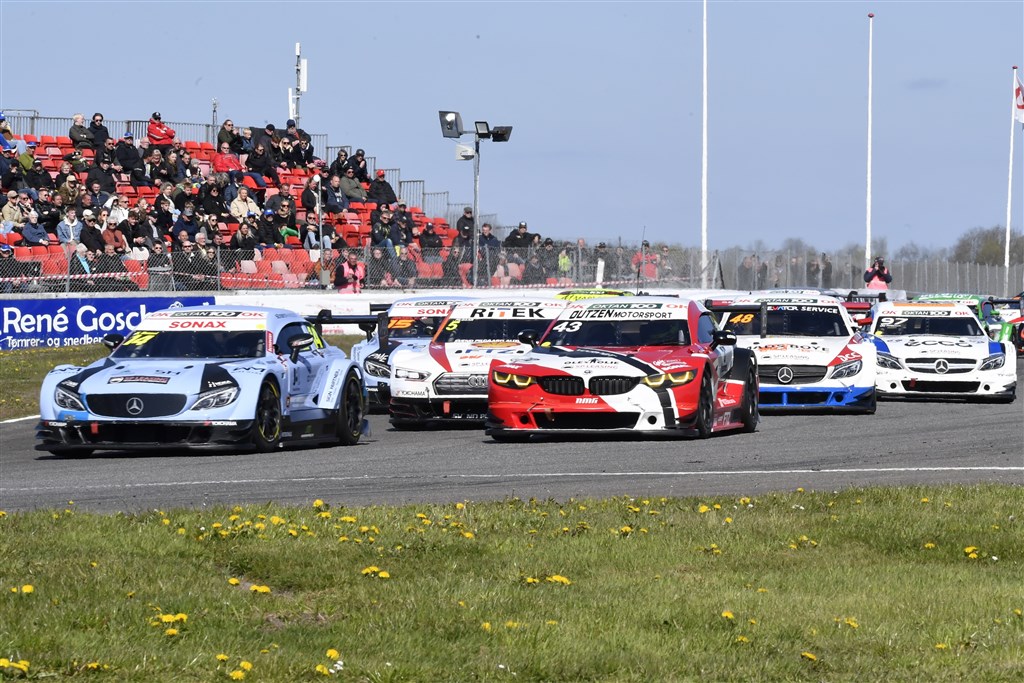 Mikkel Grundtvig (43) fik en god debut og fører Am-mesterskabet.
(Foto: Morten Kimer Hansen)